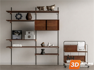 Decorative cabinet Skp Files